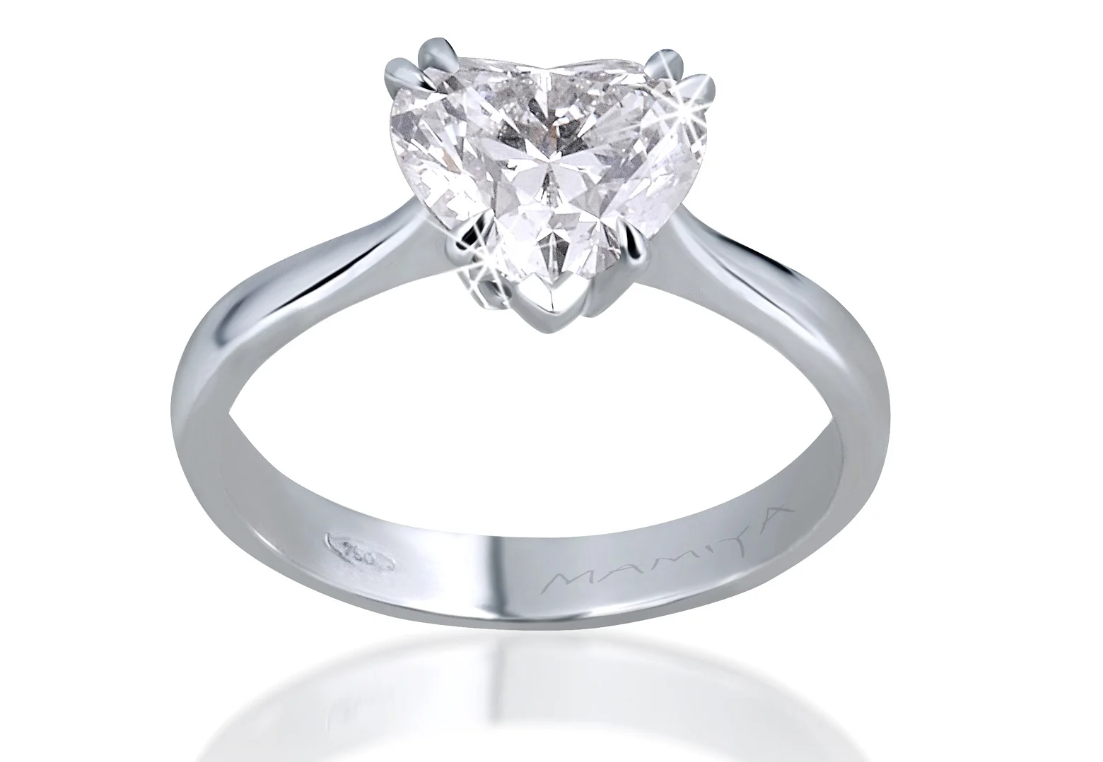 Engagement Rings HEART SHAPE DIAMOND RING